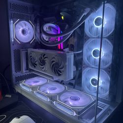 Gaming PC – RTX 5060, Ryzen 7 7700X, 32GB DDR5, 1TB SSD, 360mm AIO – Lian Li White RGB