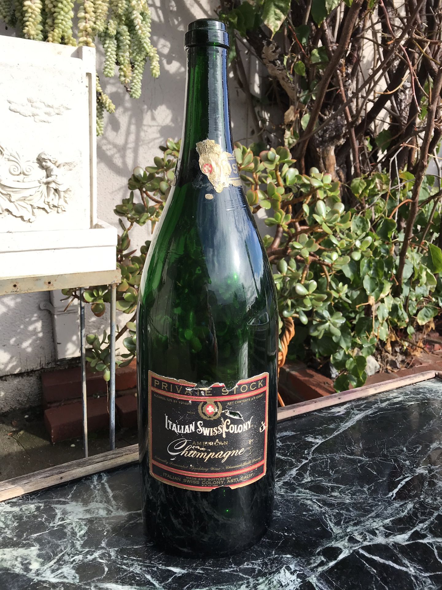 ~Italian Swiss Colony Champagne Bottle