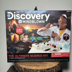 Discovery #Mindblown The Ultimate Science Kit 17-Pieces Experiment Kit, with 3-In-1 Experimental Science Kit Discovery