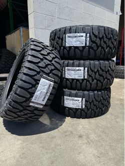 33x12.50r20 Royal Balck MT 4 NEW TIRES INSTALLED AND BALANCED INCLUDED