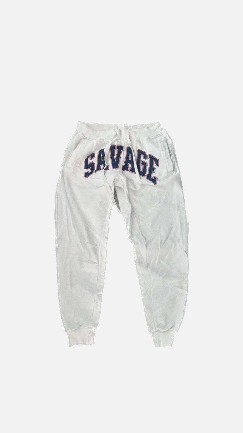 white SAVAGE sweatpants Size Small