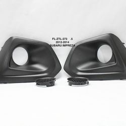 LA Zona Auto Parts 12 13 and 14 Subaru Impreza Fog Light Bezel Tapa Para Luz De Neblina Housing 