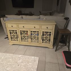 Jofran Craftsman TV Stand with Cable Management 