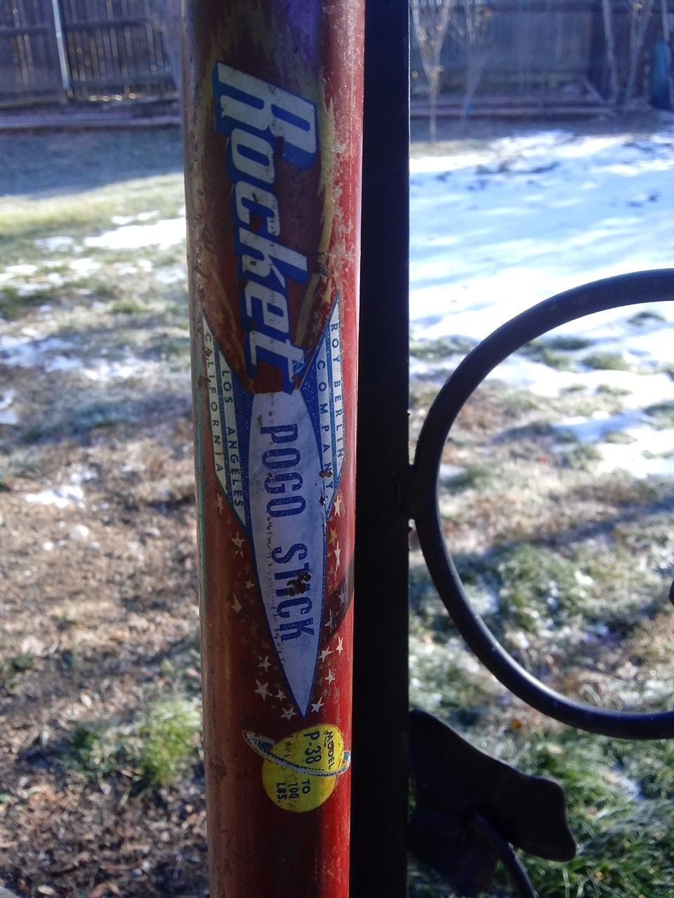 Rocket pogo stick model p38