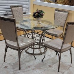 Dining Table Set With 4 Chairs