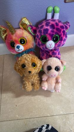 AUTHENTIC TY  STUFFED ANIMALS LOT