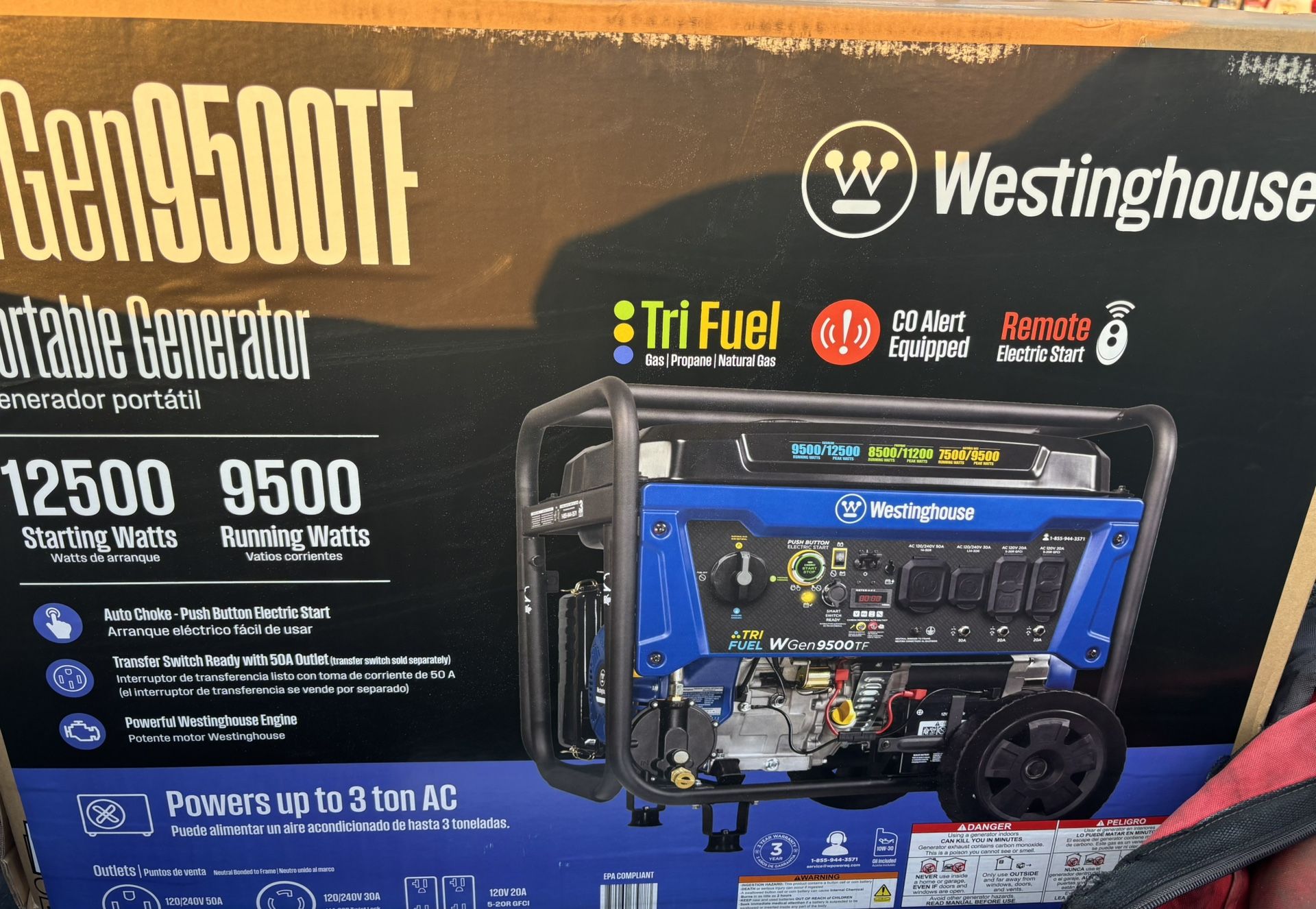 WestingHouse 9500TF 12500 Watt