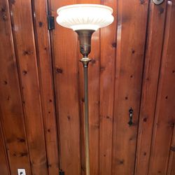 Antique Art Deco Torchiere Lamp