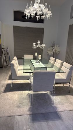 Dining table with chairs
