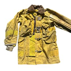 Vintage Body Guard Survivair Firefighter Turnout Jacket Nomex Duck Size 40 LA CA