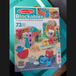 Melissa & Doug Blockables Town Play 73 Piece Set