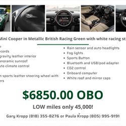 2014 Mini Cooper - LOW miles!