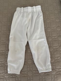 Kids baseball/softball pans YOUTH small white
