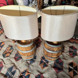 Vintage Barrel Lamps
