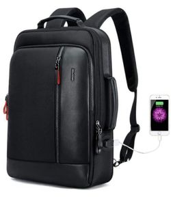 Intelligent Increase Backpack Men Travel Friendly Laptop Backpack Water Resistant Anti-Theft Laptop Rucksack with USB Charging Business Laptop Backpac