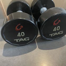 40 Lbs Dumbbells (Pair)