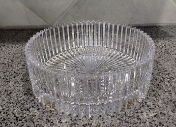 Vintage Mikasa Crystal Glass Hostess Bowl