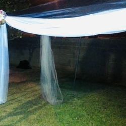 Veils and fabrics for decoration