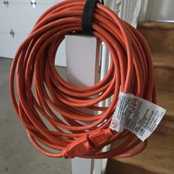 50 ft. 16/3 Light Duty Indoor/Outdoor Extension Cord, Orange