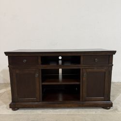 Dark Wood TV Stand / Entertainment Center – 60”