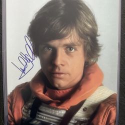 Mark Hamill Signed Autograph Lifetime Certificate Of Authenticity