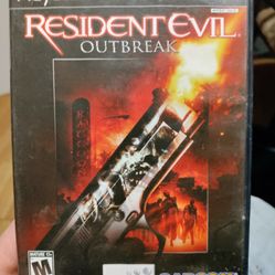 Resident evil Outbreak Playstation 2 Game 