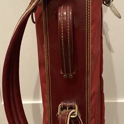 Vintage Golf Bag With Some Clubs