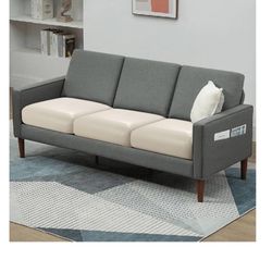 PU Leather Couch Cushion Sofa Cover, Waterproof Stretch Couch Seat Slipcovers, Faux Leather Sofa Slipcovers Loveseat Couch Cushion Replacement Chair/F