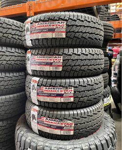 235/65/17 American AT 4 New Tires Installed And Balanced included
