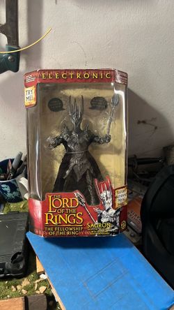 2002 LOTR Sauron Action Figure, mint in the box