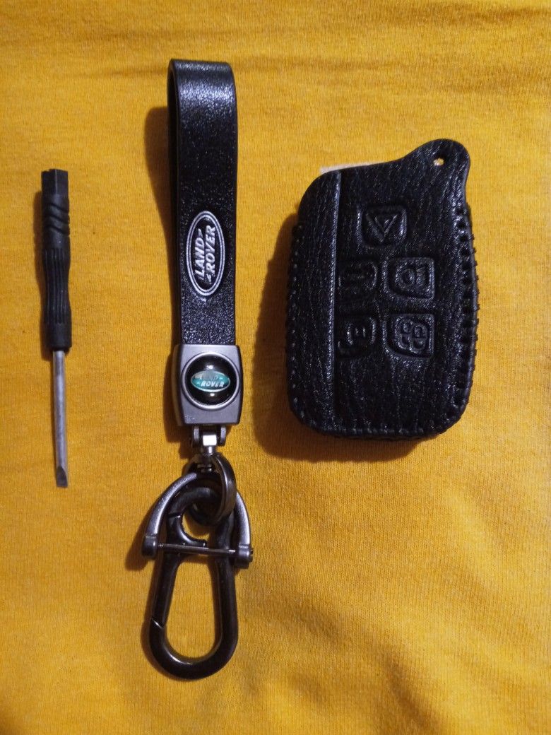 Land Rover Key Ring With Key Fob Case