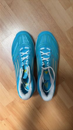 New Bright Blue and White Stripped Women’s Adidas Sprintweb Shoes: Size: 9 1/2
