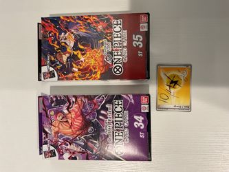 One Piece starter decks: ST 34 & ST 35