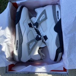 Nike Air Jordan 4 Retro White Cement Size 12