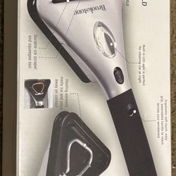 Heated Electric Windshield Scapper LED Light 