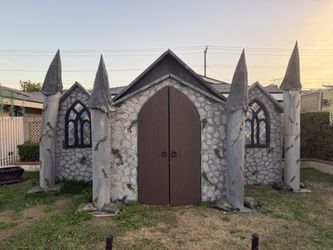 Gothic Church Building Facade Set