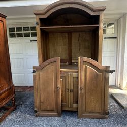 Custom Made, Solid Wood Armoire