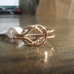 Faux Rose Gold Women's Ring Size 5