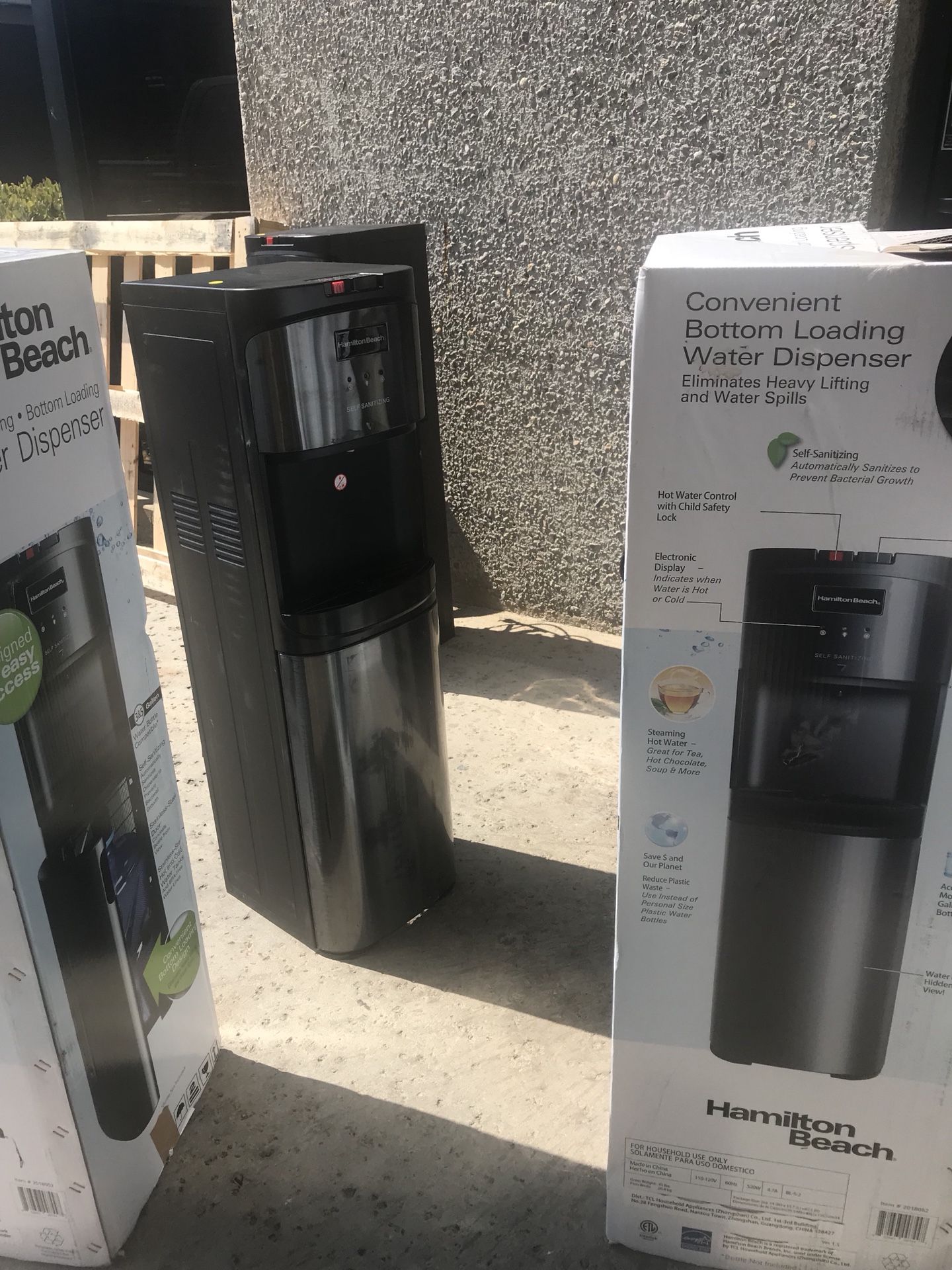 convenient bottom loading water dispenser hamilton beach