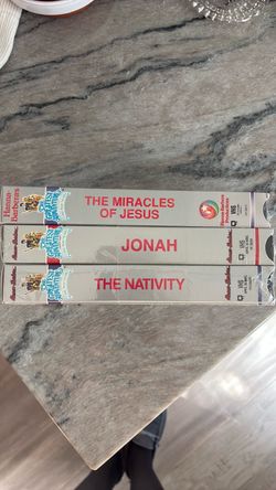 Biblical VHS tapes 3 pack