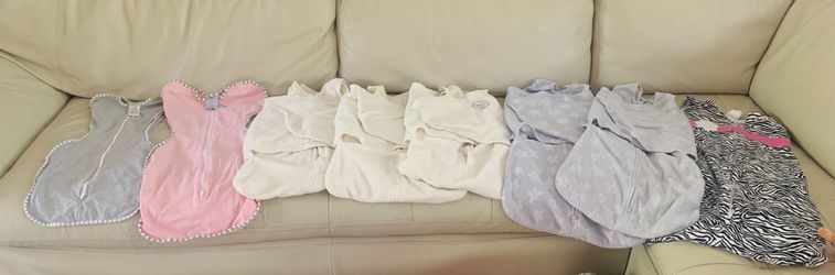 8 Swaddles / Sleepsacks 