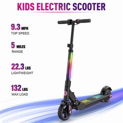 NEW IN BOX!! EVERCROSS EV06C Kids Electric Scooter, Foldable, 9.3 MPH, 3-Speed, 5 Mile Range.