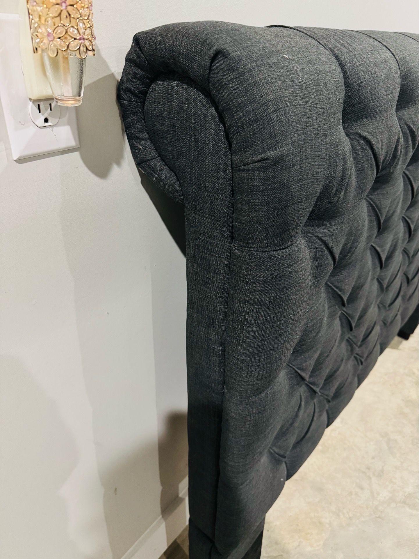 Modern Upholstered Queen Headboard + Circa Bed Wrap – Stylish & Clean