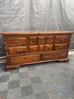 Large Wood Dresser 