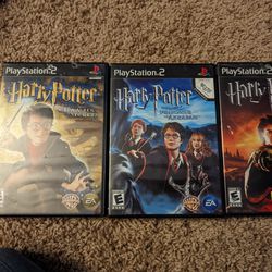 3 Harry Potter PS2 Games
