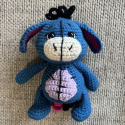 Eeyore - Winnie The Pooh Inspired Hand Made Crocheted Stuffy