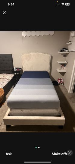 Twin Bed With Mattress