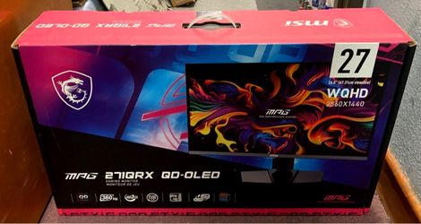 NEW MSI 27 inch WQHD QD Oled 360Hz - 0.03ms - Gaming Monitor