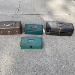 Antique Fishing Tackle Boxes