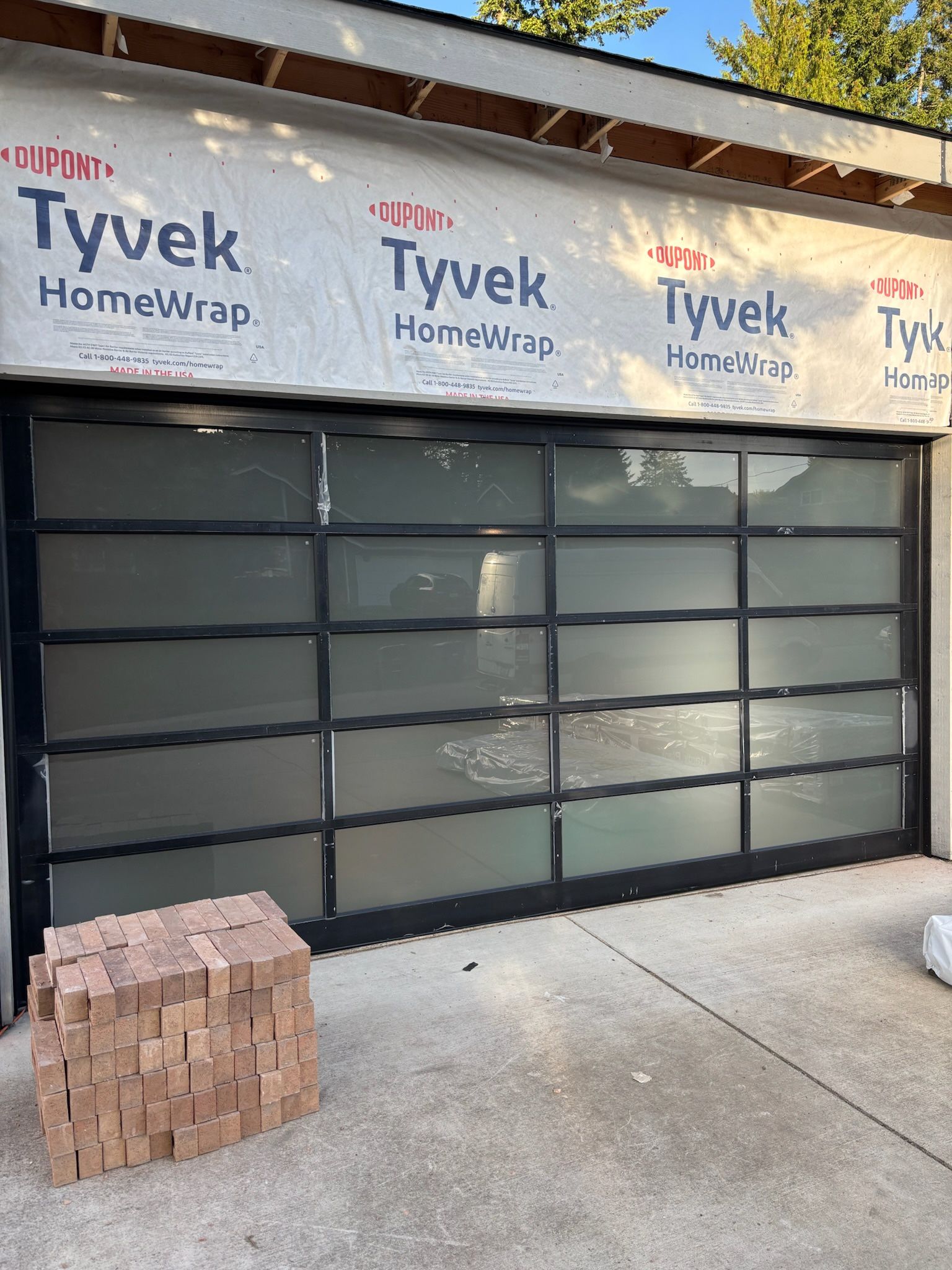 16x8 Modern Aluminum Garage Doors